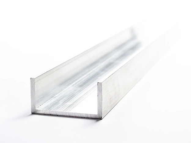 Aluminium-Stangen mit U-Profil